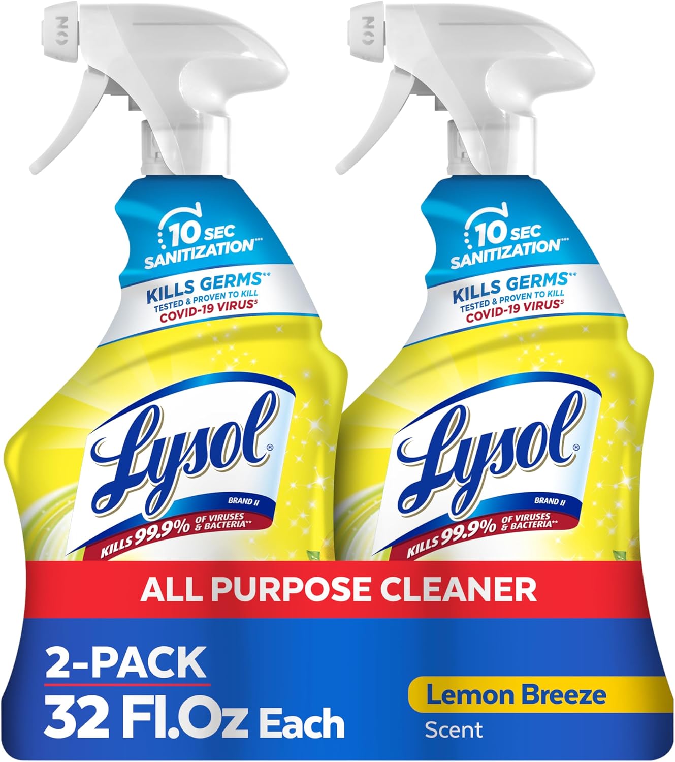 Lysol All Purpose Cleaner Spray, Multi-Purpose Disinfecting Spray, Kitchen & Bathroom Cleaner
