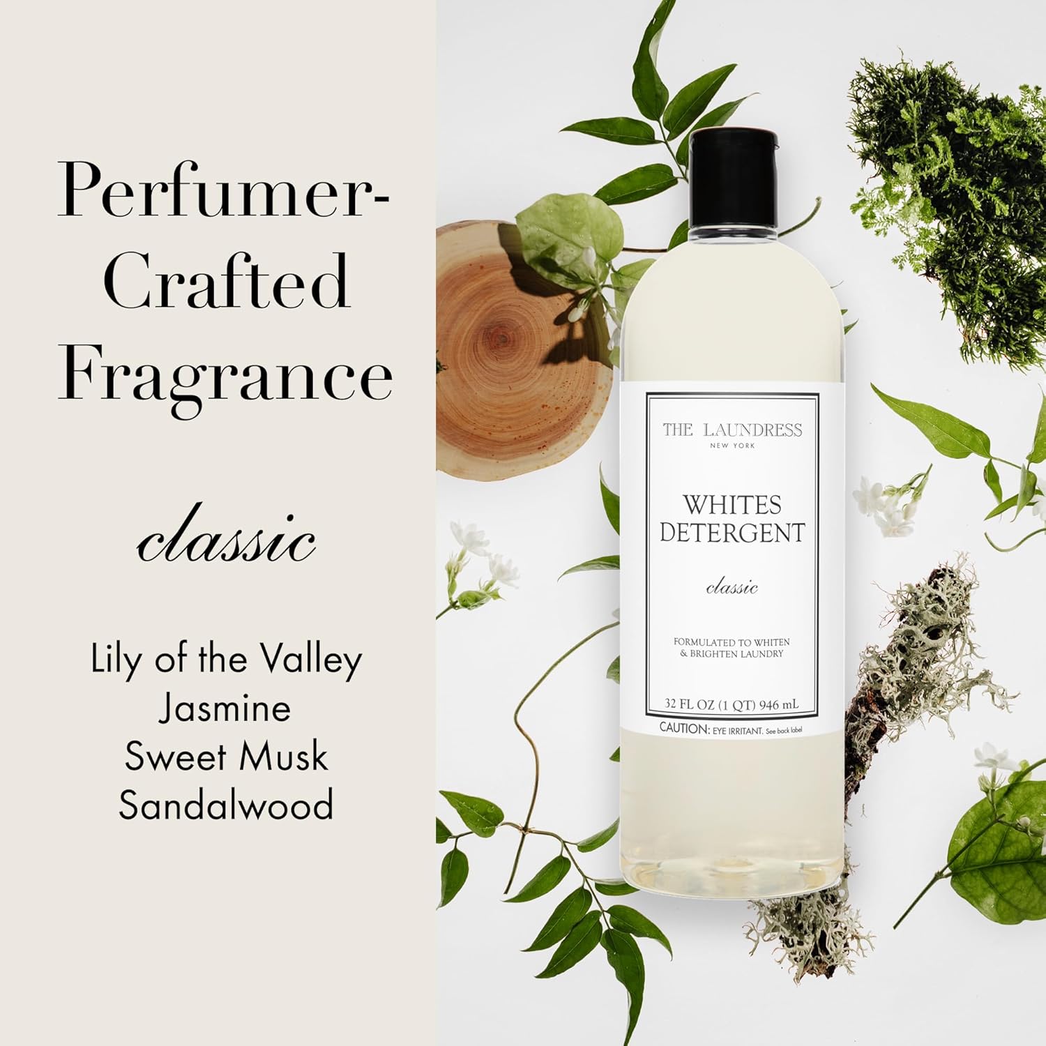 The Laundress Whites Detergent, Concentrated Laundry Detergent Liquid, Whiten & Brighten Clothes