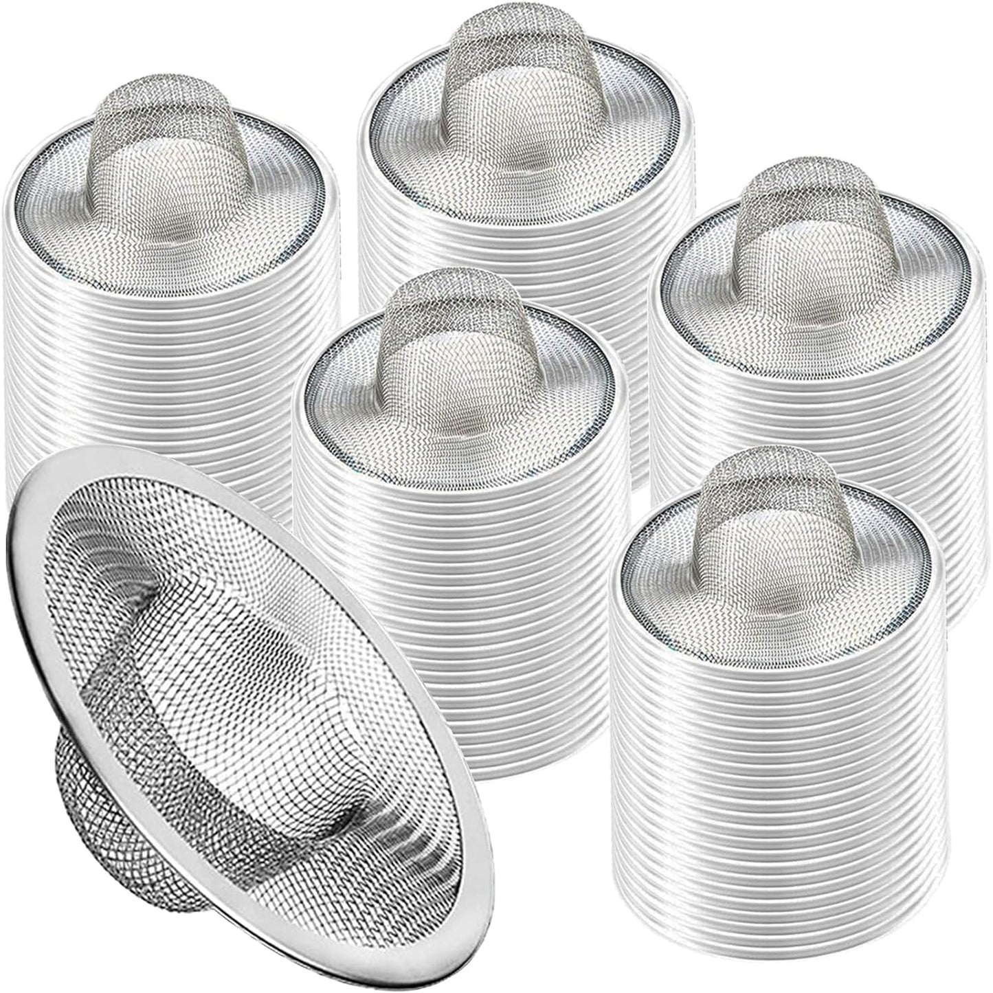 Heavy Duty Stainless Steel Slop Basket Filter Trap Mesh Metal Sink Strainer Perfect for Kitchen