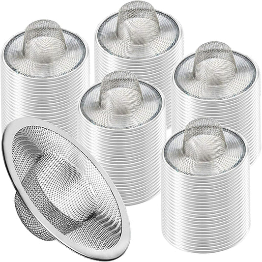 Heavy Duty Stainless Steel Slop Basket Filter Trap Mesh Metal Sink Strainer Perfect for Kitchen