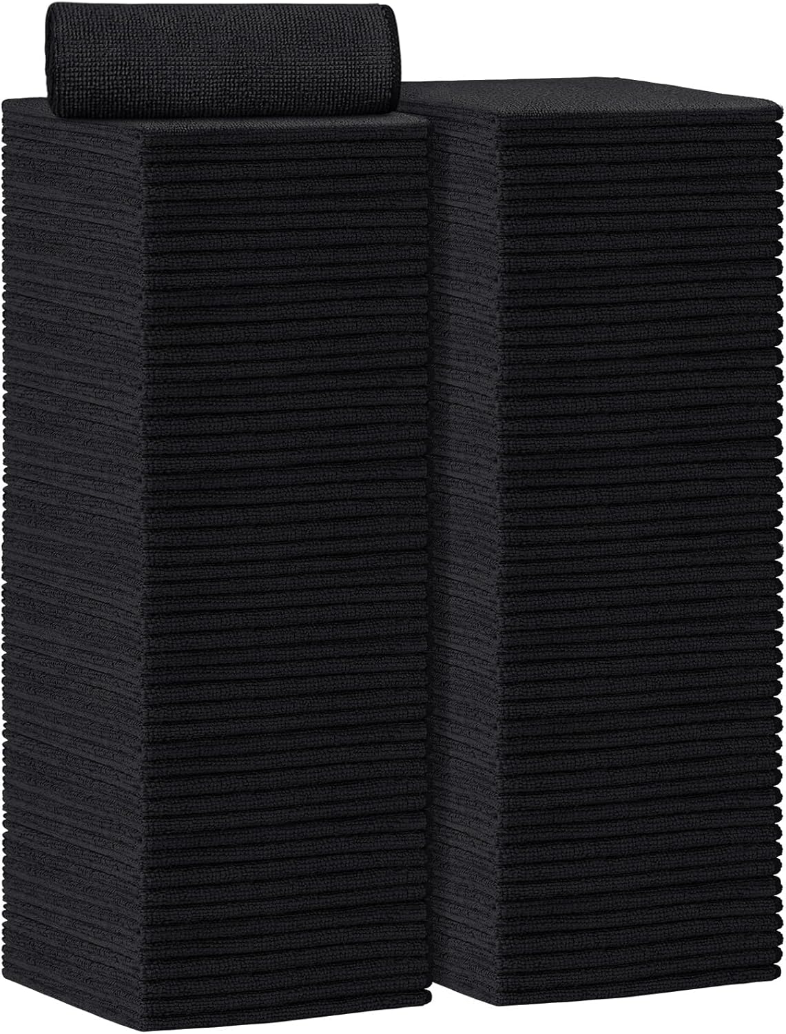 AIDEA Microfiber Cleaning Cloth 100PK, Soft Microfiber Towels for Cars, Absorbent Cleaning Rags