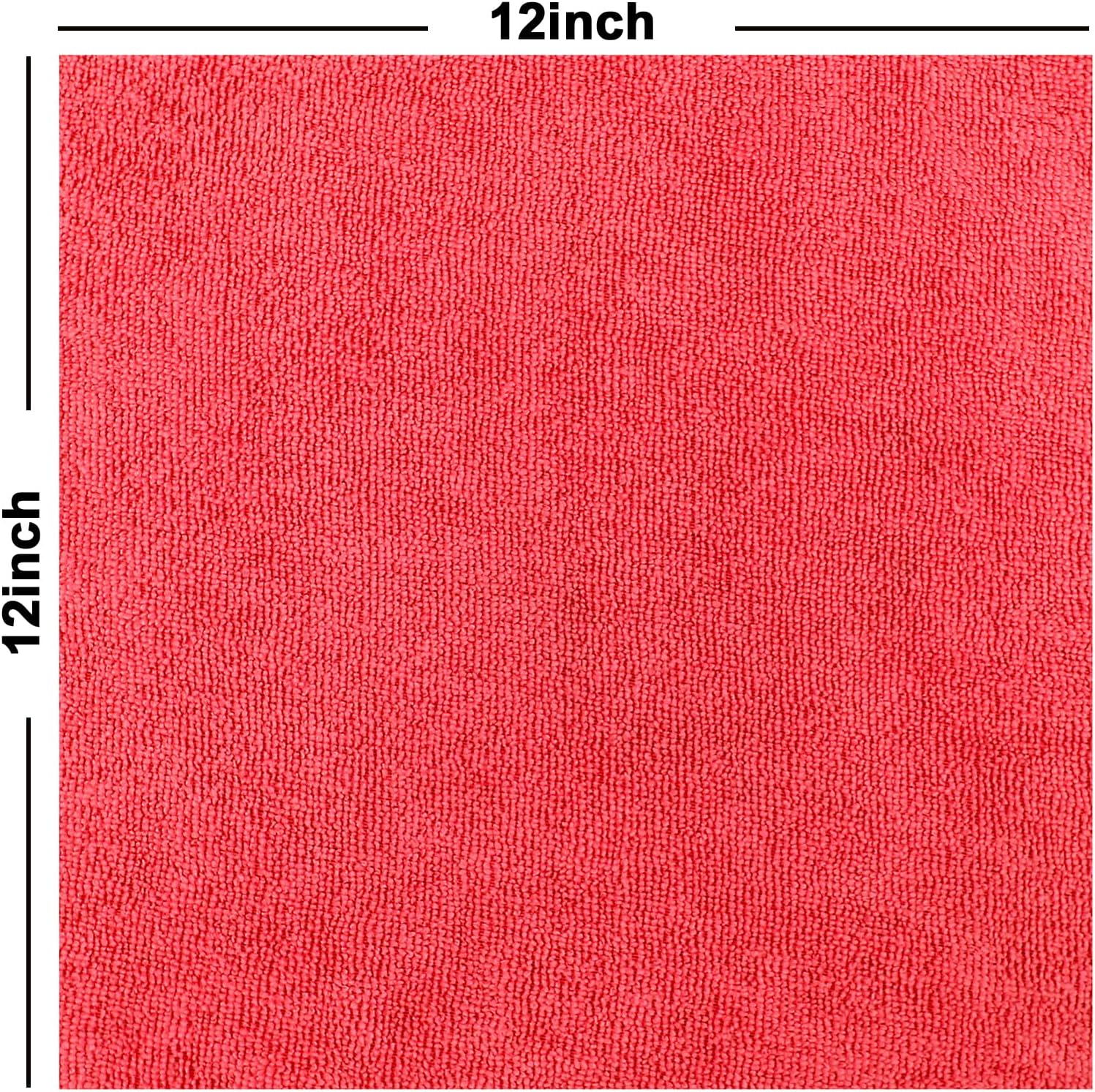Tricol Clean Profesional Resuable Lint Free Microfiber Edgeless Cleaning Cloth 50PK Cleaning
