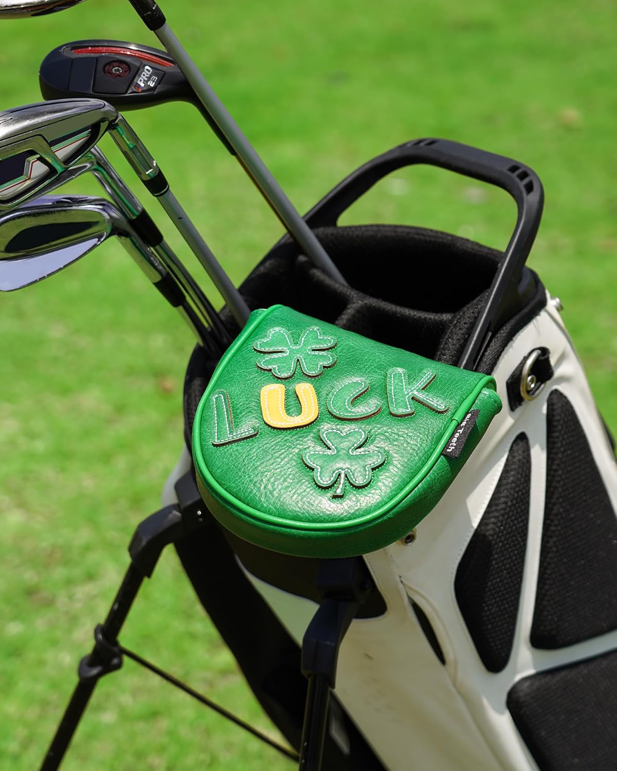 Golf Headcovers Golf Club Head Covers Four Leaf Clover Good Luck Charm - Clover Style Premium