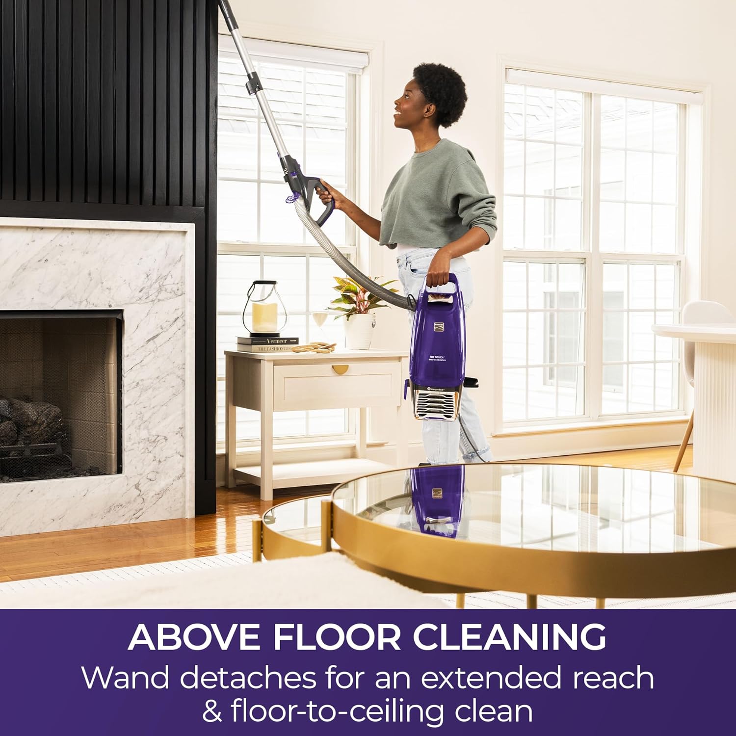 Kenmore BU4018 Intuition Bagged Upright Vacuum Lift-Up Carpet Cleaner 2-Motor Power Suction with