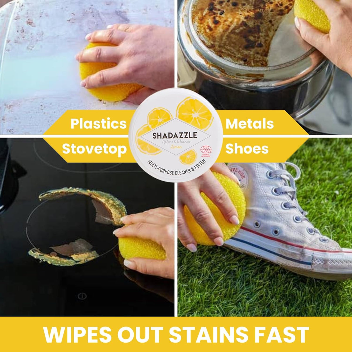 Shadazzle Natural All Purpose Cleaner and Polish – Eco friendly Multi-purpose Cleaning Product (1