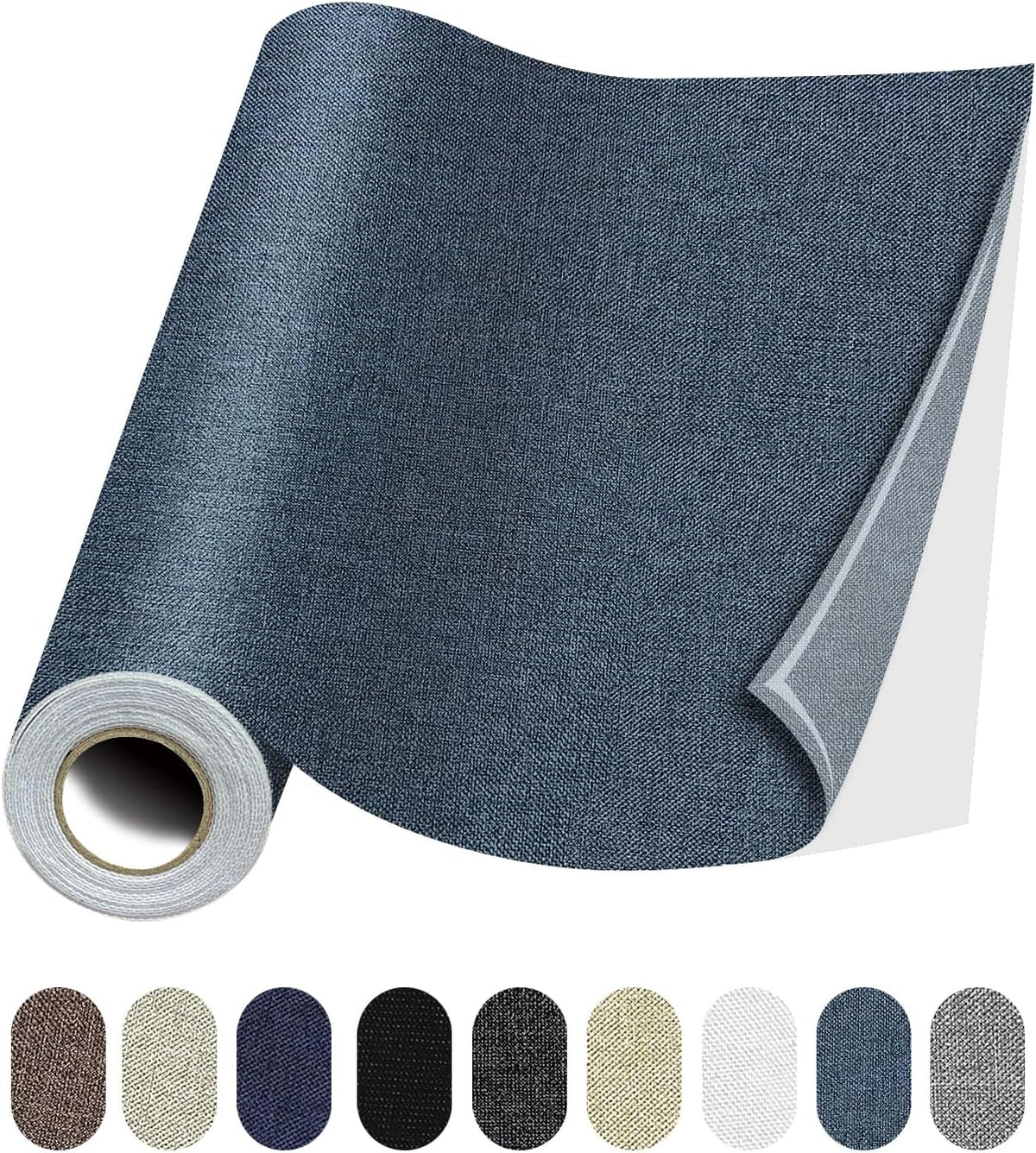 Fabric Repair Patches, 17X158 Inch Linen Repair Tape Self-Adhesive Fabric Patches Durable, DIY