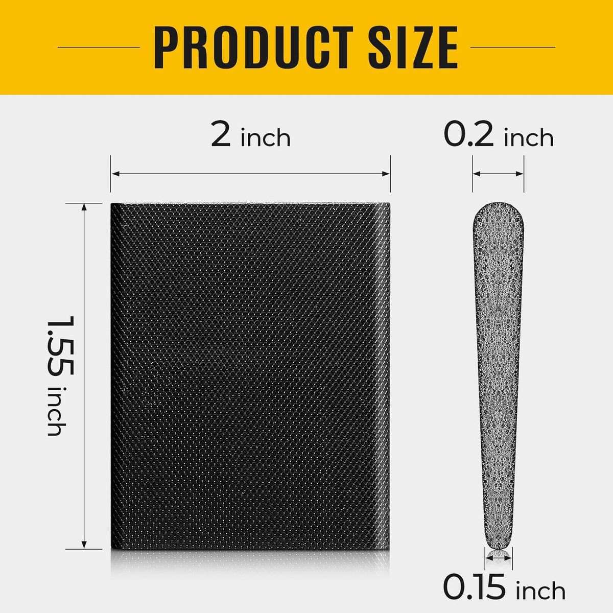 Zonon 16-Piece Door Corner Seal Weatherstripping Exterior Draft Stopper Adhesive Corner Seal Pads