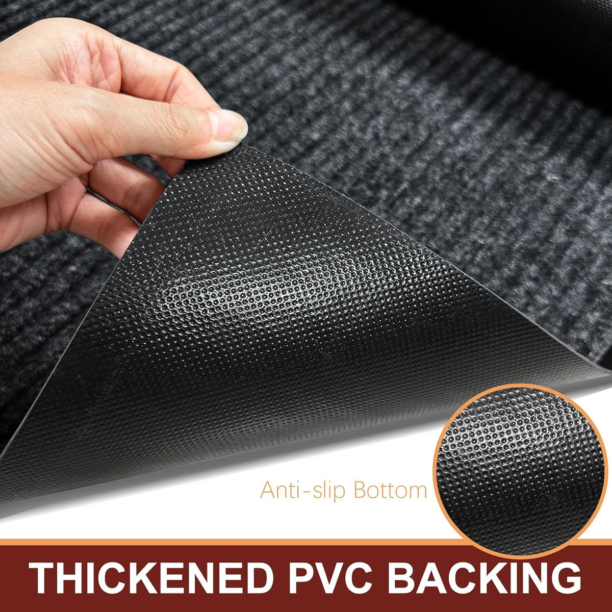 Vicwe Indoor Outdoor Door Mat, 3'x10' Heavy Duty Front Door Mat, Non-Slip Washable Doormats