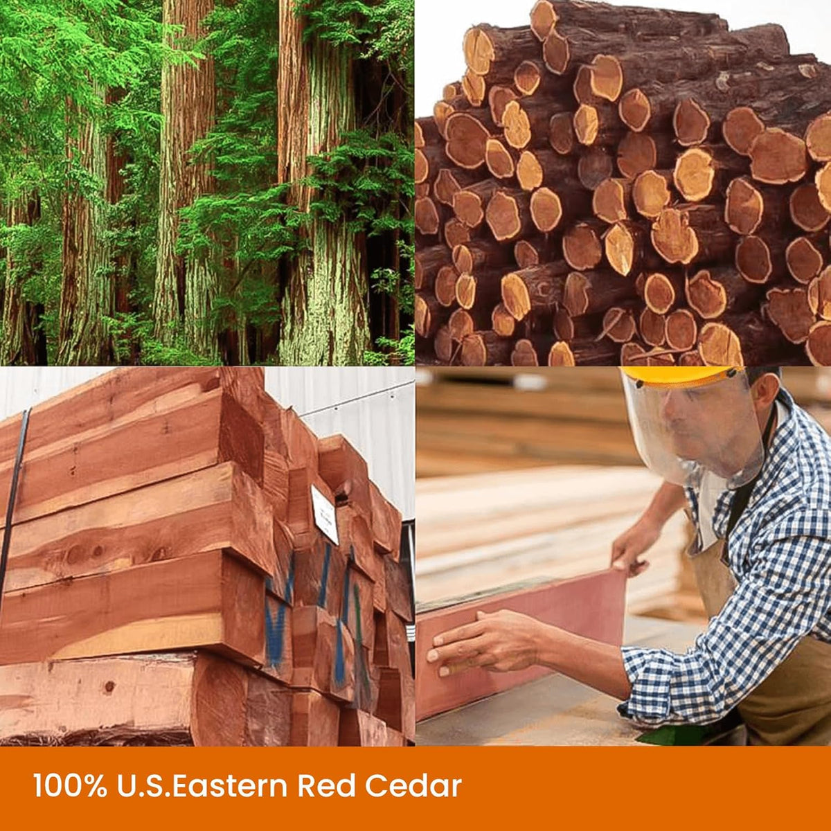 Homode Cedar Balls, Cedar Blocks for Clothes Storage, 100 Pcs Cedar Balls for Closets and Drawers