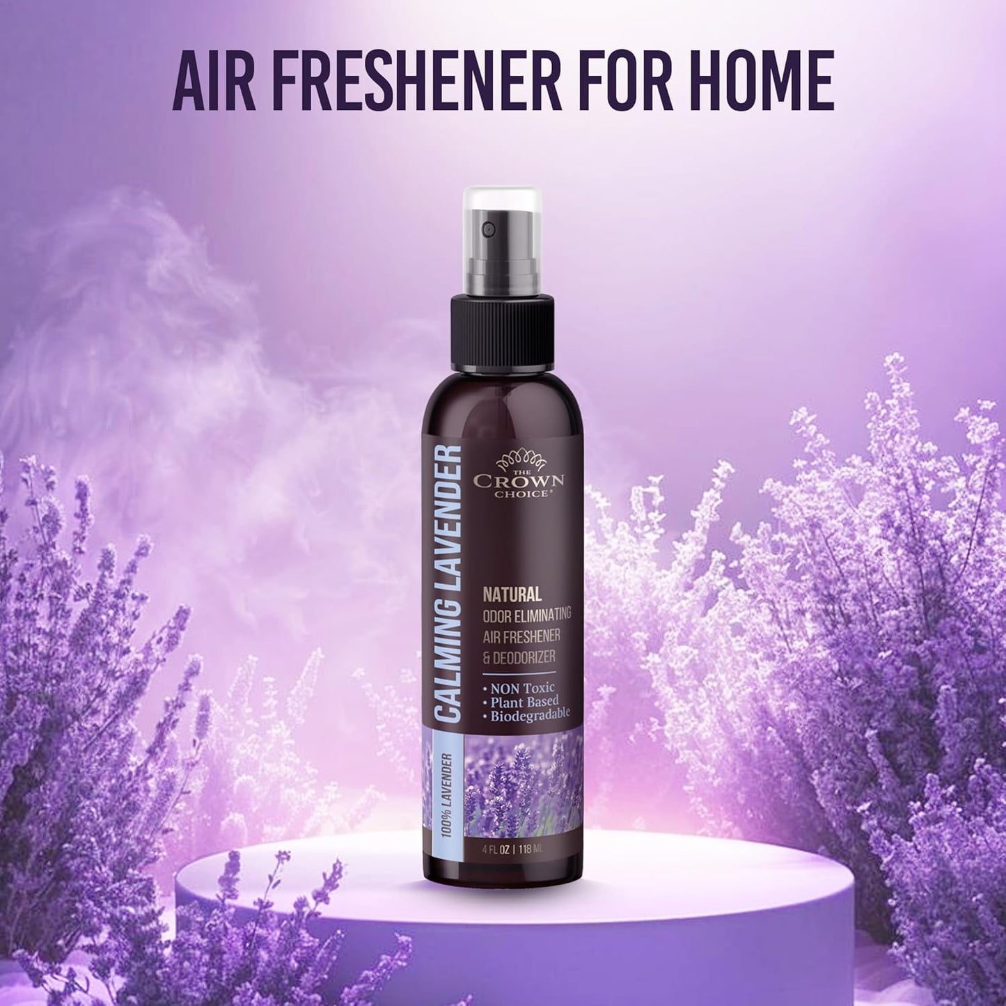 Non-Toxic Odor Eliminator,Natural Lavender Air Freshener Spray for Home,Linen Spray for Bedding