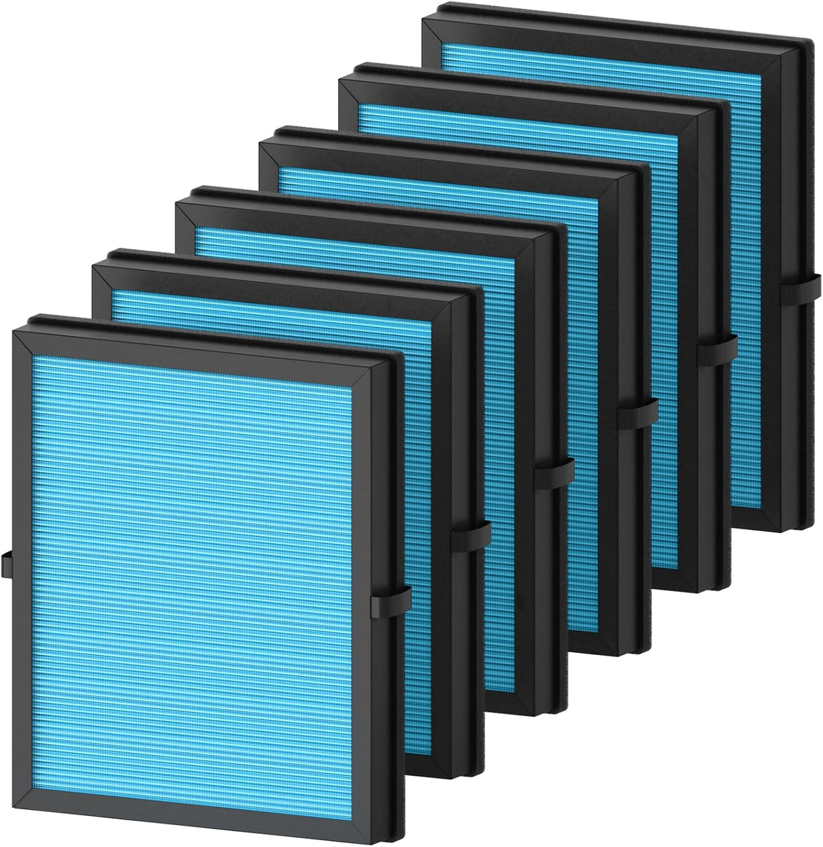 6-Pack MK04 Replacement Filter for Aroeve MK04/MG04JH Air Purifier - 4-in-1 H13 True HEPA Filter