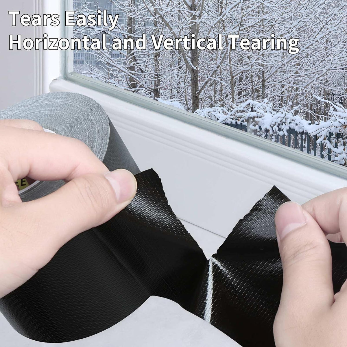 Cloth Duct Window Seal Strip Tape for Winter, 1.89in x 66FT, Weather Stripping Sealing Insulation