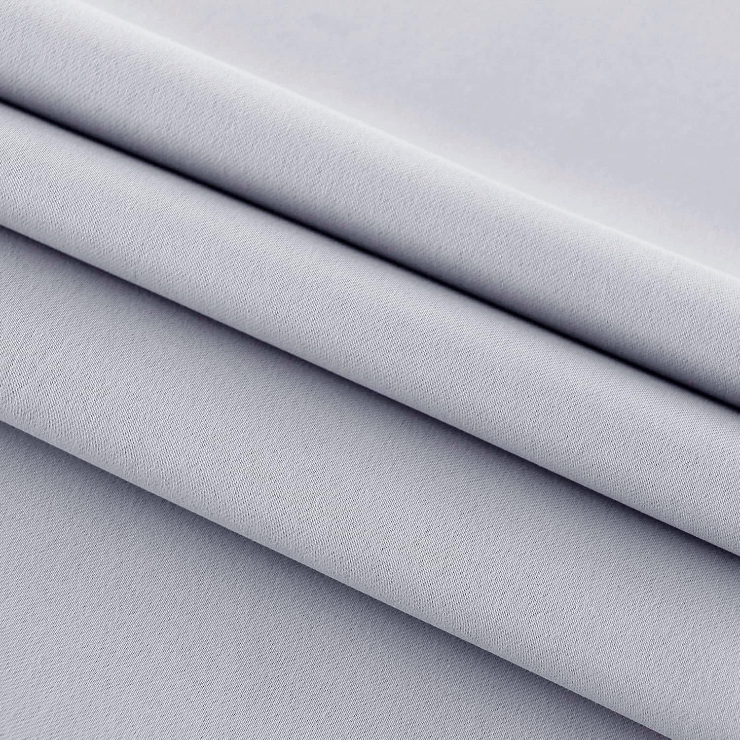 DWCN French Door Curtains – Rod Pocket Thermal Blackout Curtain for Doors with Glass Window