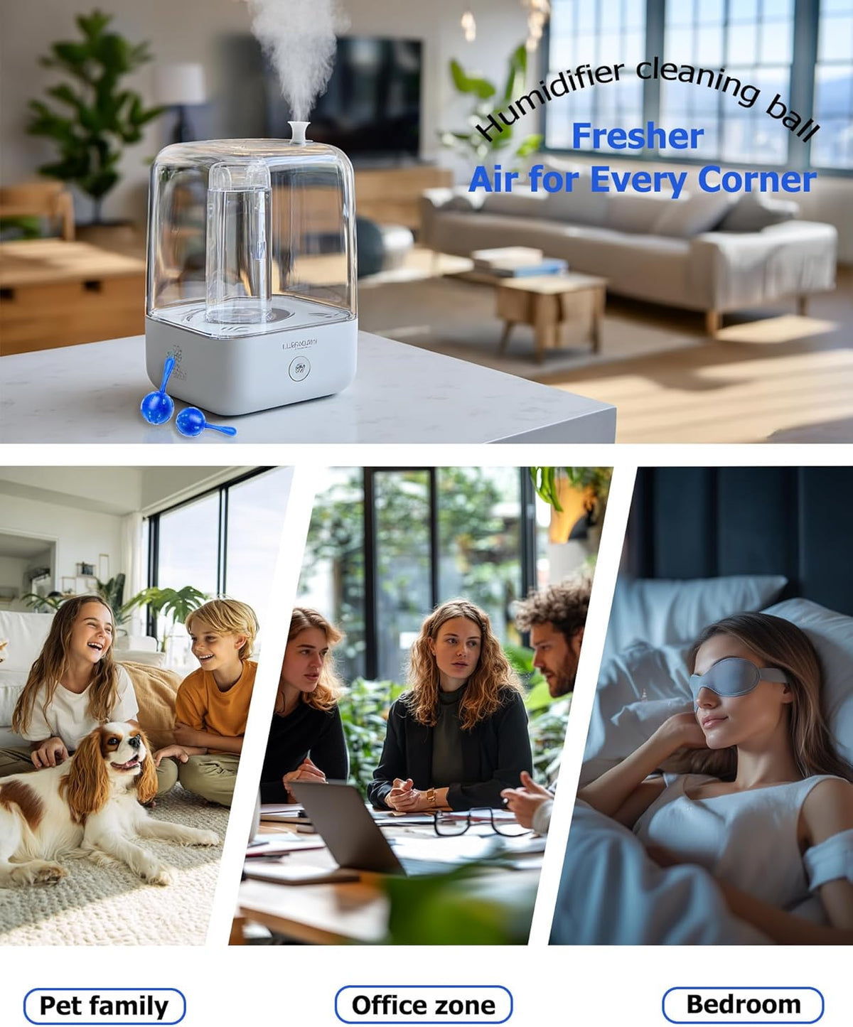Humidifier Cleaner Anti-Scale Balls: Stop White Dust, Extend Humidifier Life, Prevents Hard Water