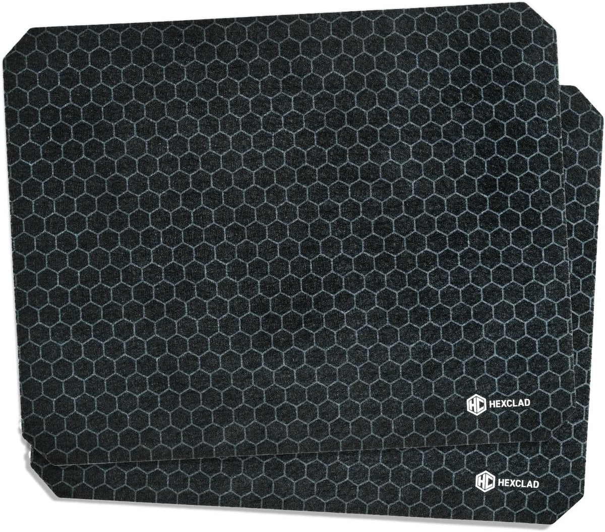 HexClad 2-Piece Dish Drying Mat Set Made of Absorbent Fabric that Holds up to 8oz of Liquid