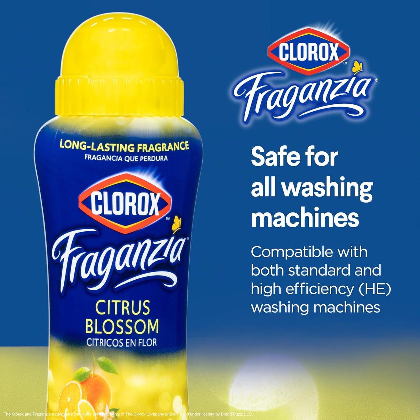 Clorox Fraganzia Laundry Scent Booster Crystals in Citrus Blossom Scent - Scented In-Wash Freshener