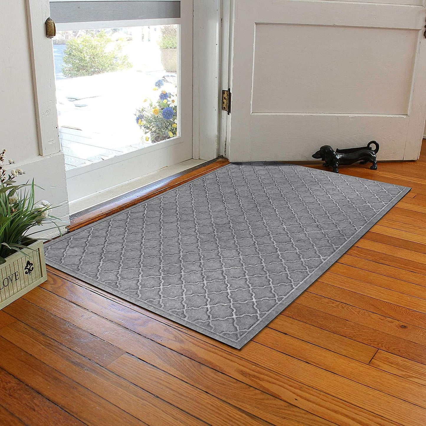 WaterHog Heavy Duty Doorway Mat, 3' x 5', Made in USA, Durable & Skid-Resistant Entryway Mat