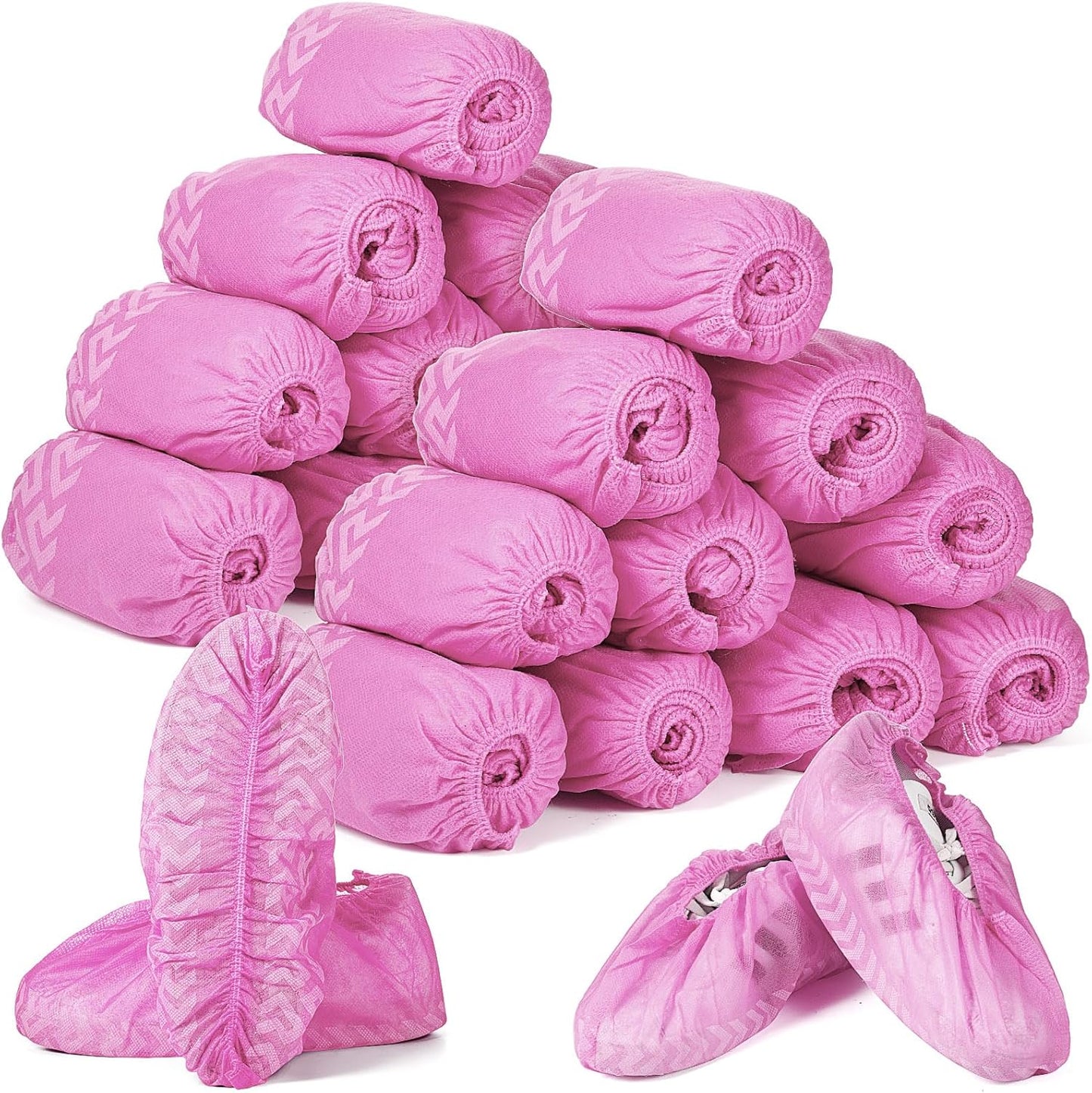 Zhanmai 300 Pack Disposable Shoe Covers Non Slip Disposable Large Foot Booties Shoe Covers for