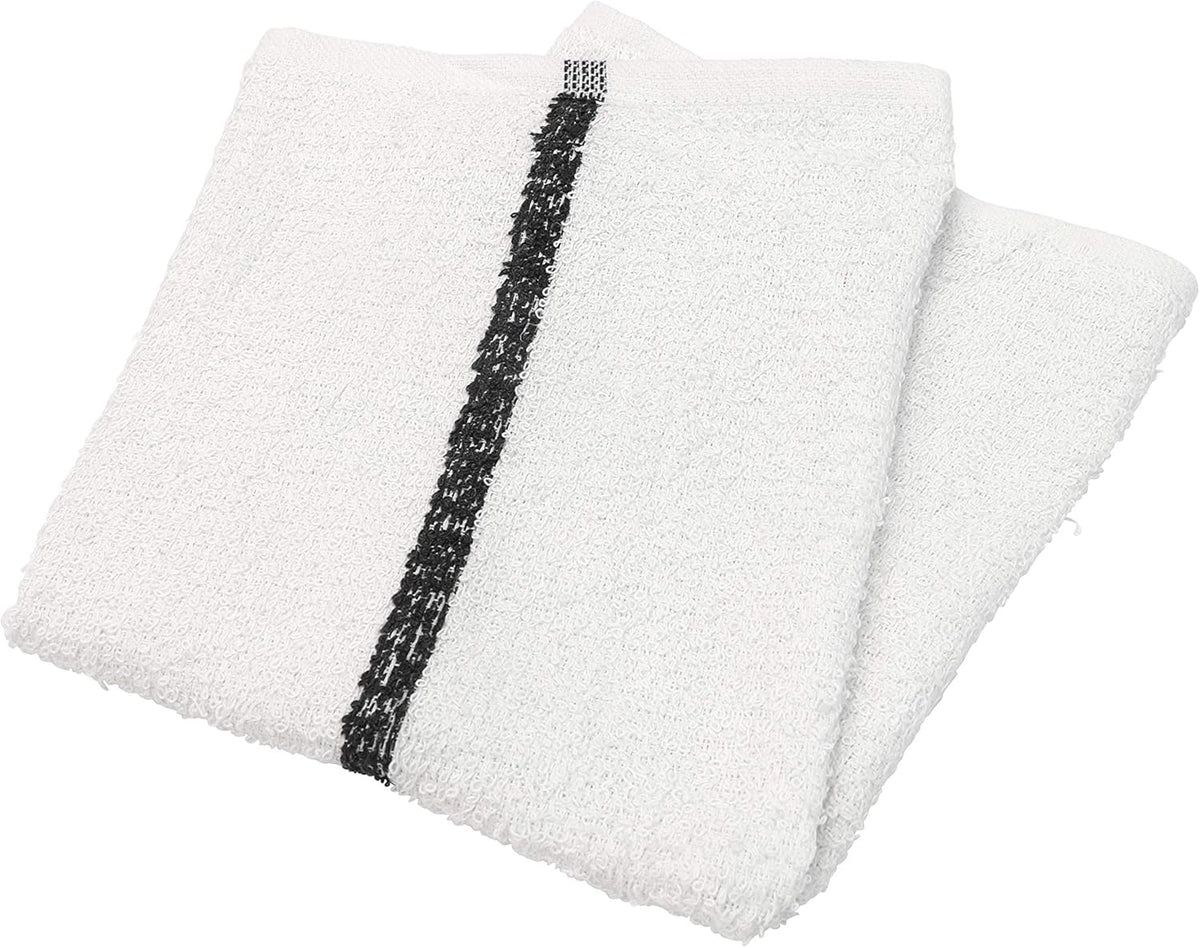 Arkwright Qwick Wick Bar Mop Towels - (Pack of 12) 100% Cotton Quick Dry Dishcloths, Super