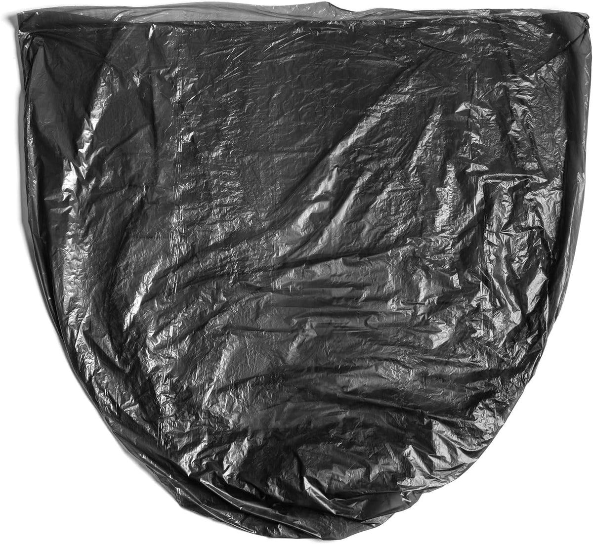 Aluf Plastics High Density Trash Bags, 16 Gallon, 4000 Count, 8 Micron (eq), 24" x 33", Black, for