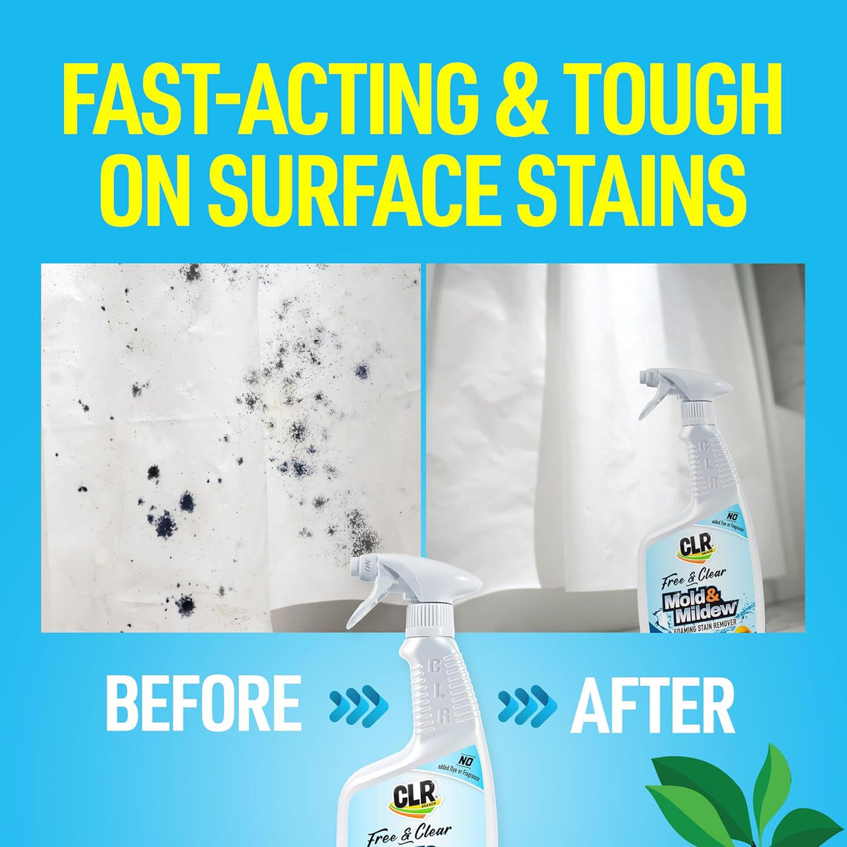 CLR Brands® Mold & Mildew Bleach-Free Free & Clear Stain Remover, No Dyes or Fragrances, 26 Oz