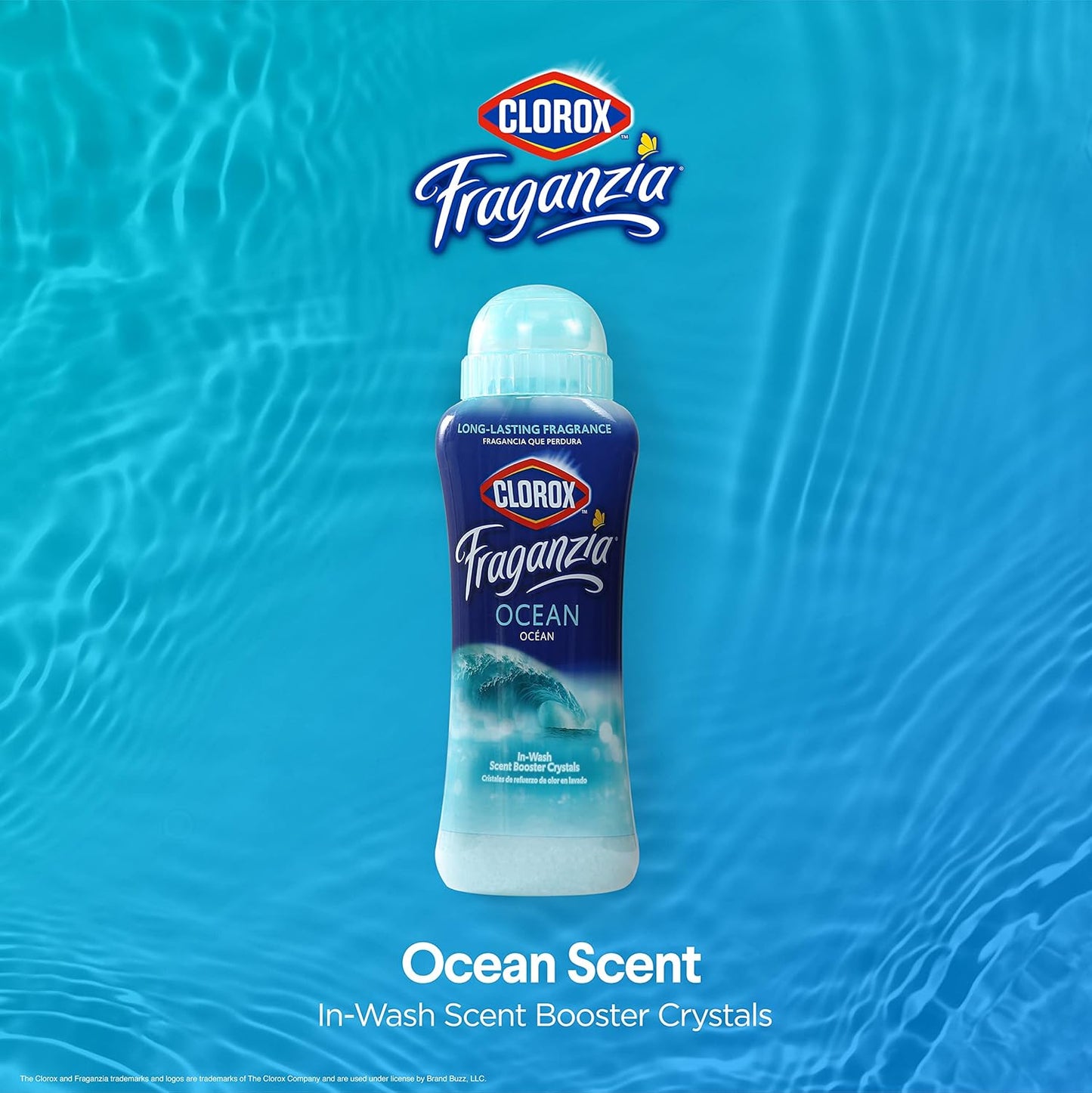 Clorox Fraganzia Laundry Scent Booster Crystals in Ocean Scent - Scented In-Wash Freshener Beads