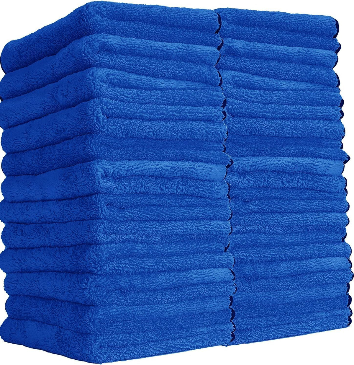 Chemical Guys MIC110024 Professional Grade Premium Microfiber Towels, Blue (16 Inch x 16 Inch)