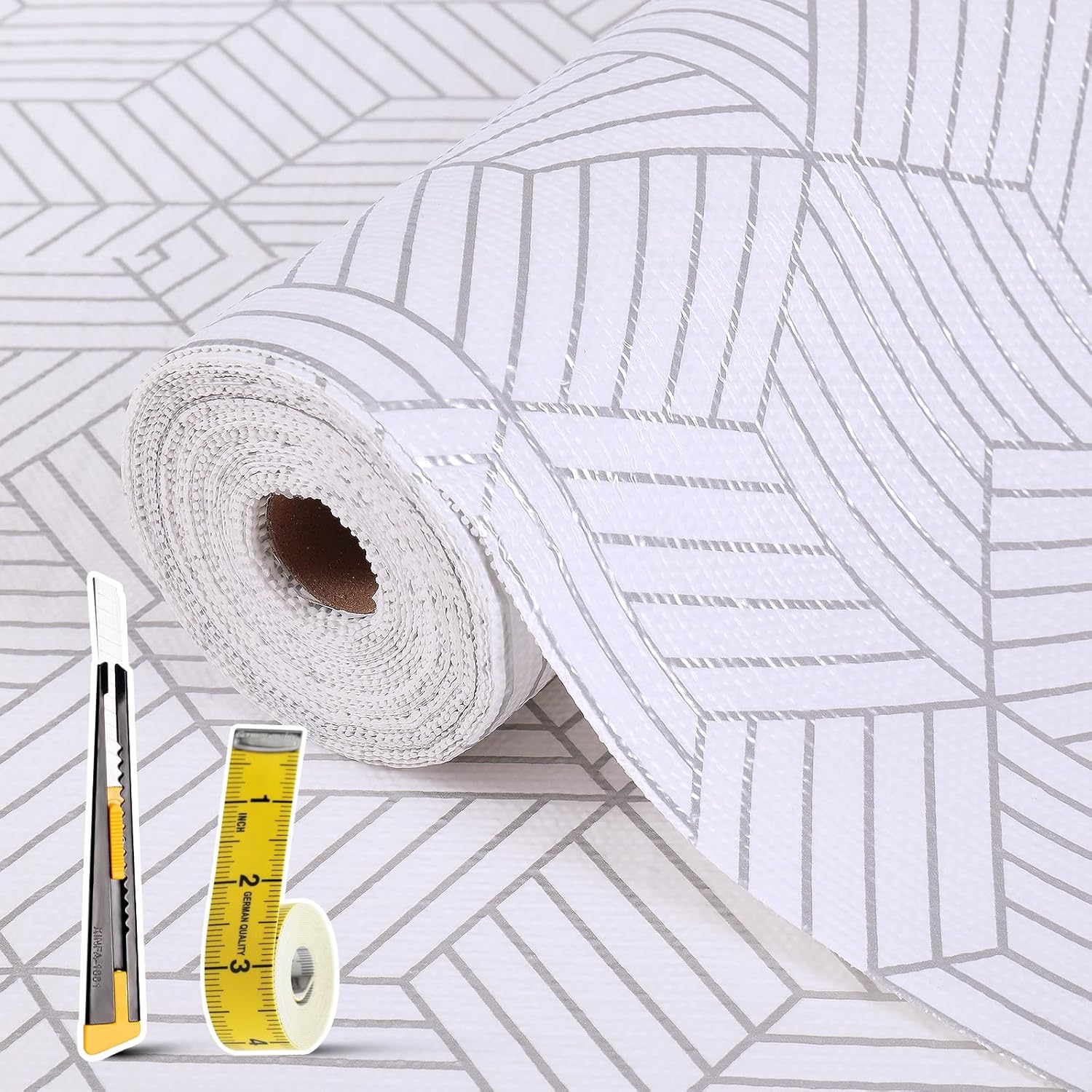 Shelf Liners for Kitchen Cabinets Non Adhesive Shelf Liner Paper Non-Slip Thickened Drawer Liner
