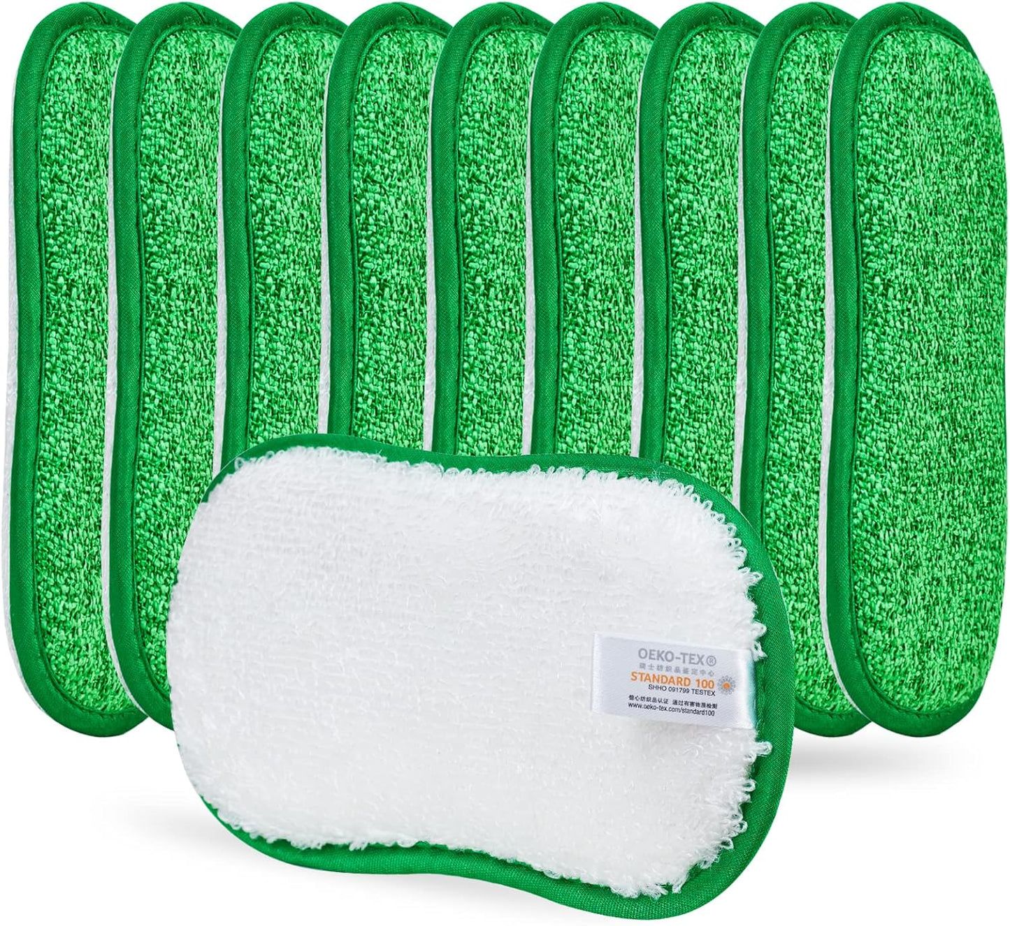 10 Pack Kitchen Dish Sponges Scrubber Non-Scratch Multi-Purpose Dishcloths, Sponge Along with Heavy