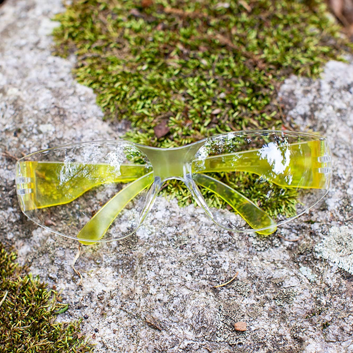 BISON LIFE Safety Glasses - Scratch Resistant Wrap Around Eyewear, Polycarbonate ANSI Z87.1 Impact
