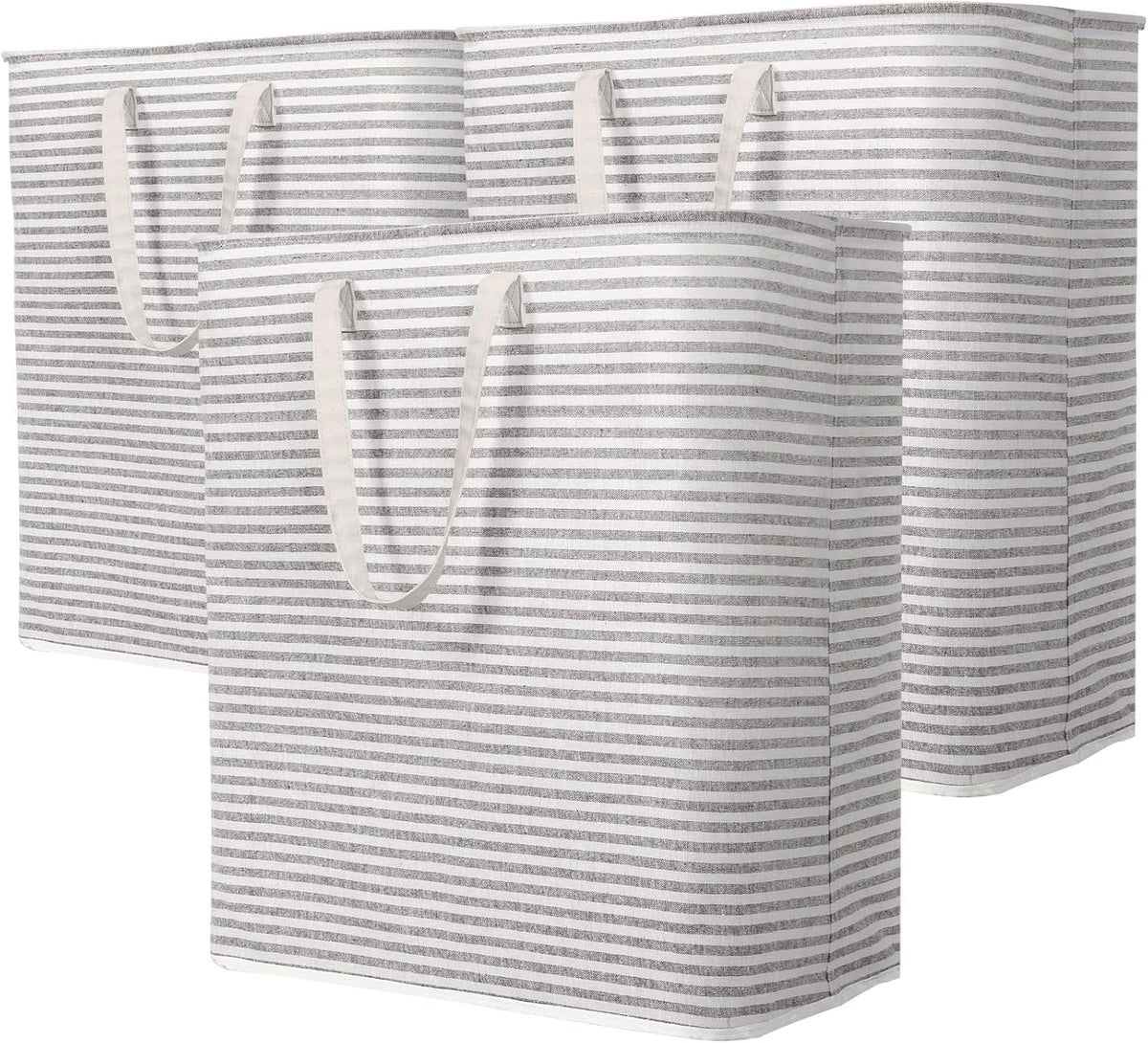 Lifewit 3 Pack Laundry Hamper Large Collapsible Laundry Baskets, Freestanding Waterproof Clothes
