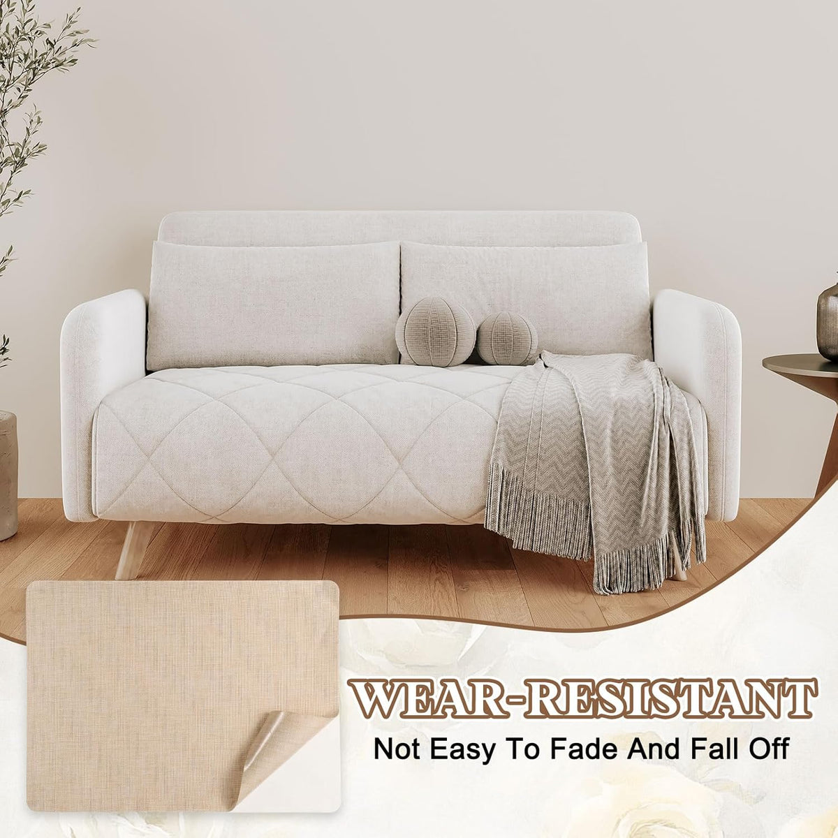 PATIKIL Linen Repair Patch, 8 x 11 Inch Self-Adhesive Linen Fabric Repair Patches for Sofa Couch