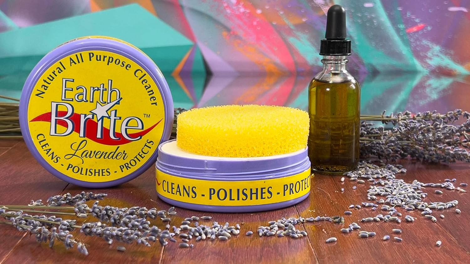 All Natural Multipurpose Cleaner for Bathroom, Floor, Kitchen and More | 300g Lavender Natural Clay