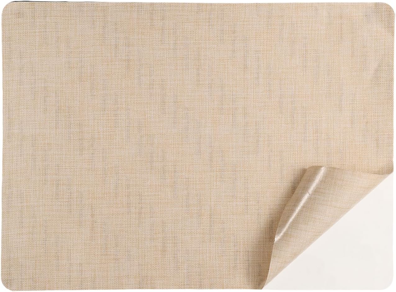 PATIKIL Linen Repair Patch, 8 x 11 Inch Self-Adhesive Linen Fabric Repair Patches for Sofa Couch