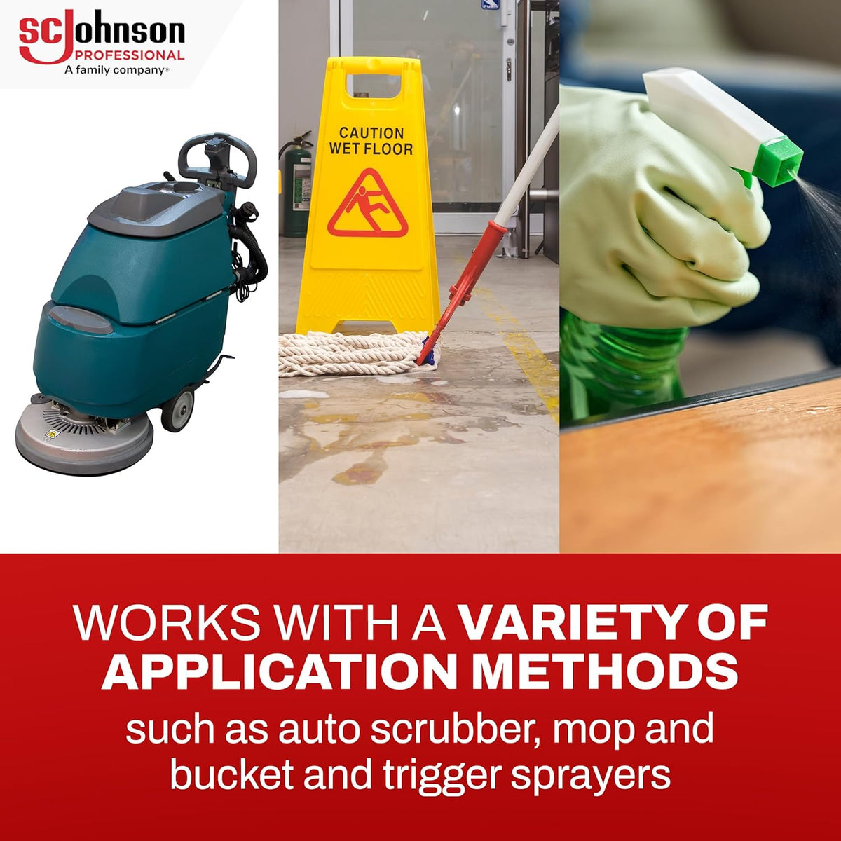 SC Johnson Professional Heavy Duty Neutral pH Floor and Surface Cleaner, Floor Cleaner Concentrate