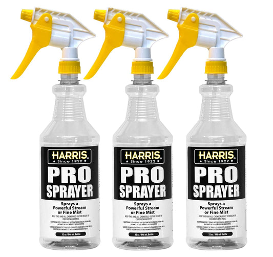 HARRIS+FAMOUS+ROACH+TABLETS HARRIS Professional Spray Bottle 32oz (3-Pack), Clear