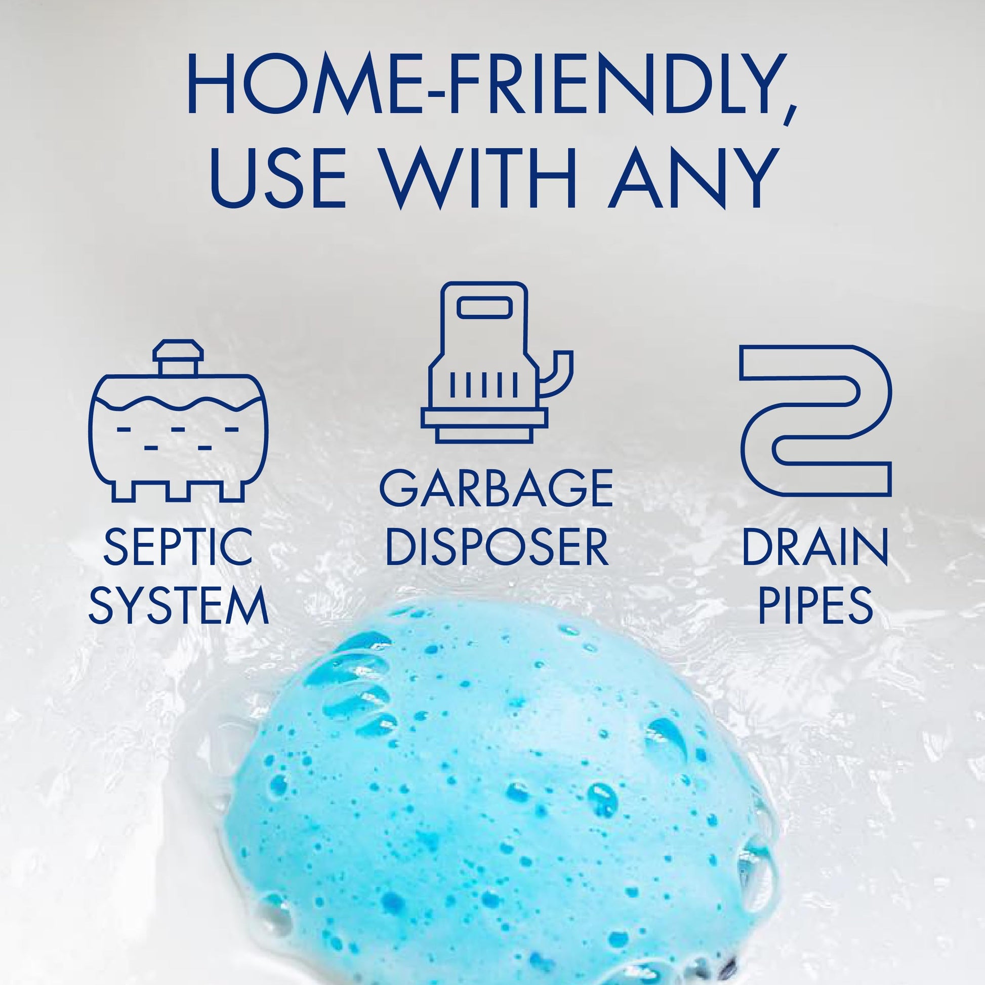Glisten Garbage Disposer Cleaner, Odor Eliminator with Foaming Action, Removes Build-up and Deep