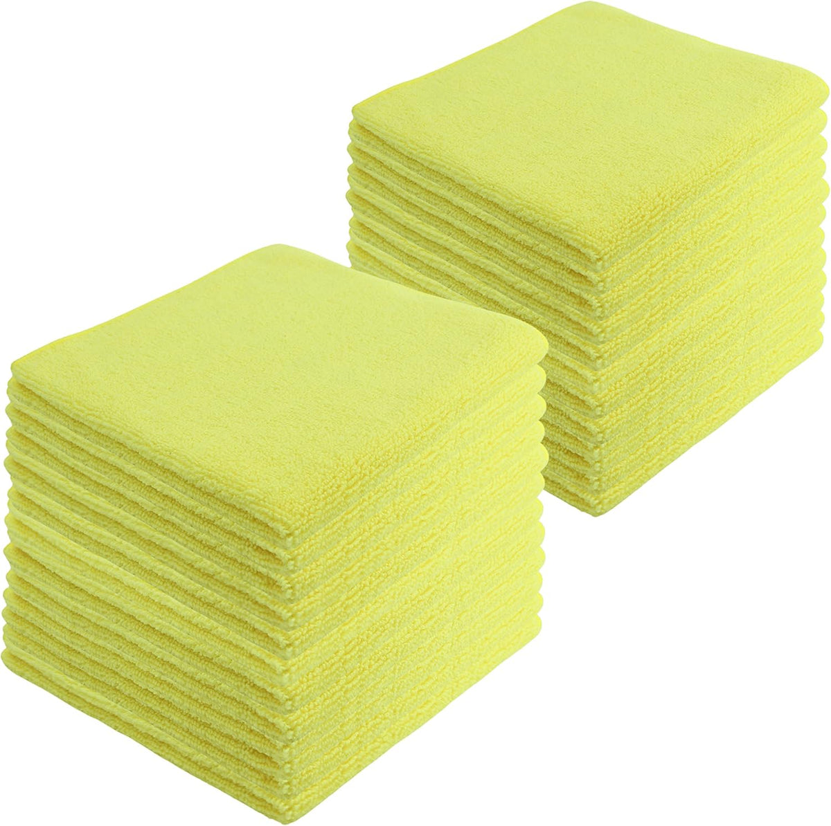 Microfiber Cleaning Cloths,24 Pack, 16"x16", All-Purpose, Softer, Highly Absorbent, Lint-Free