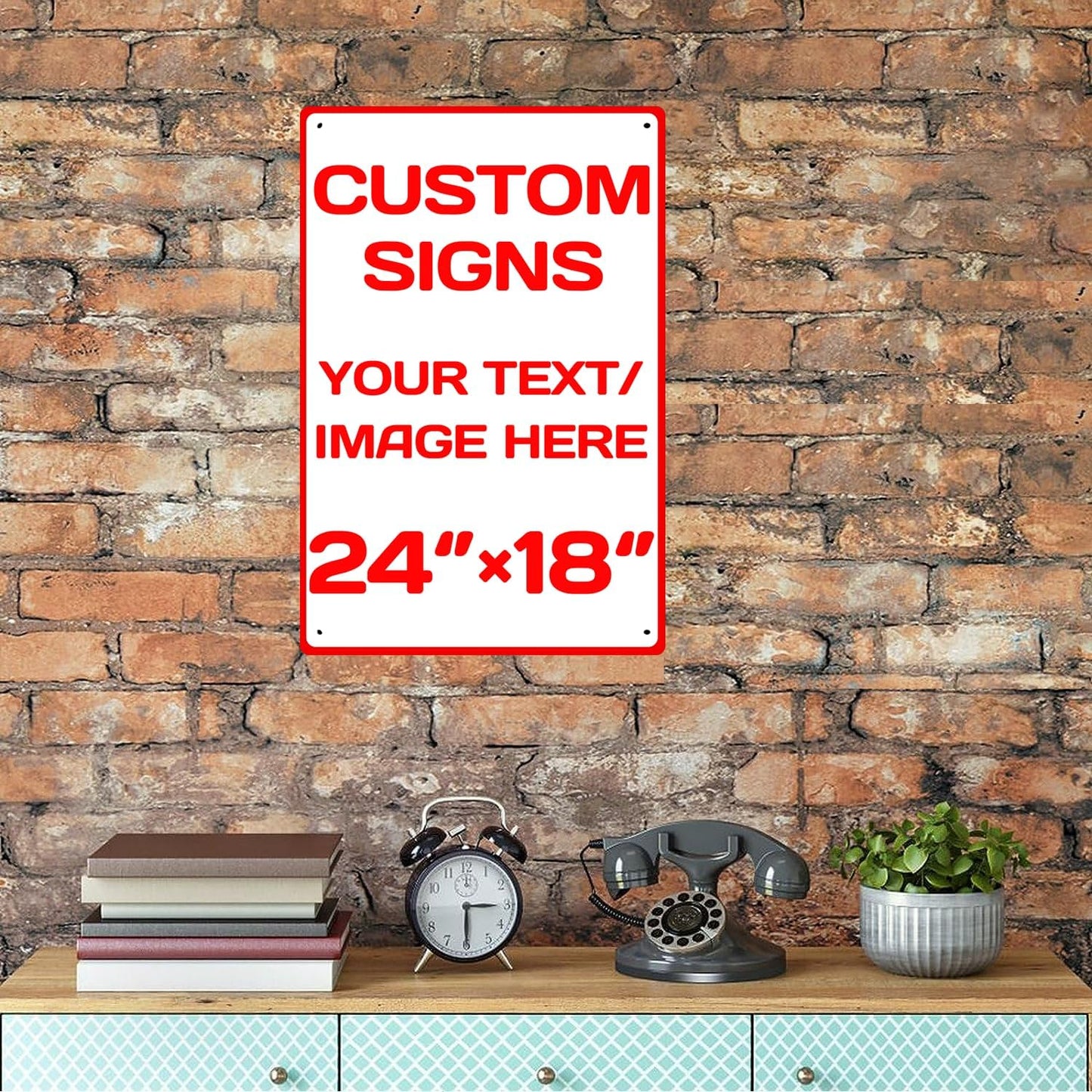 Personalized signs,Aluminum Weatherproof Metal Sign,Optional reflective, double-sided,Custom