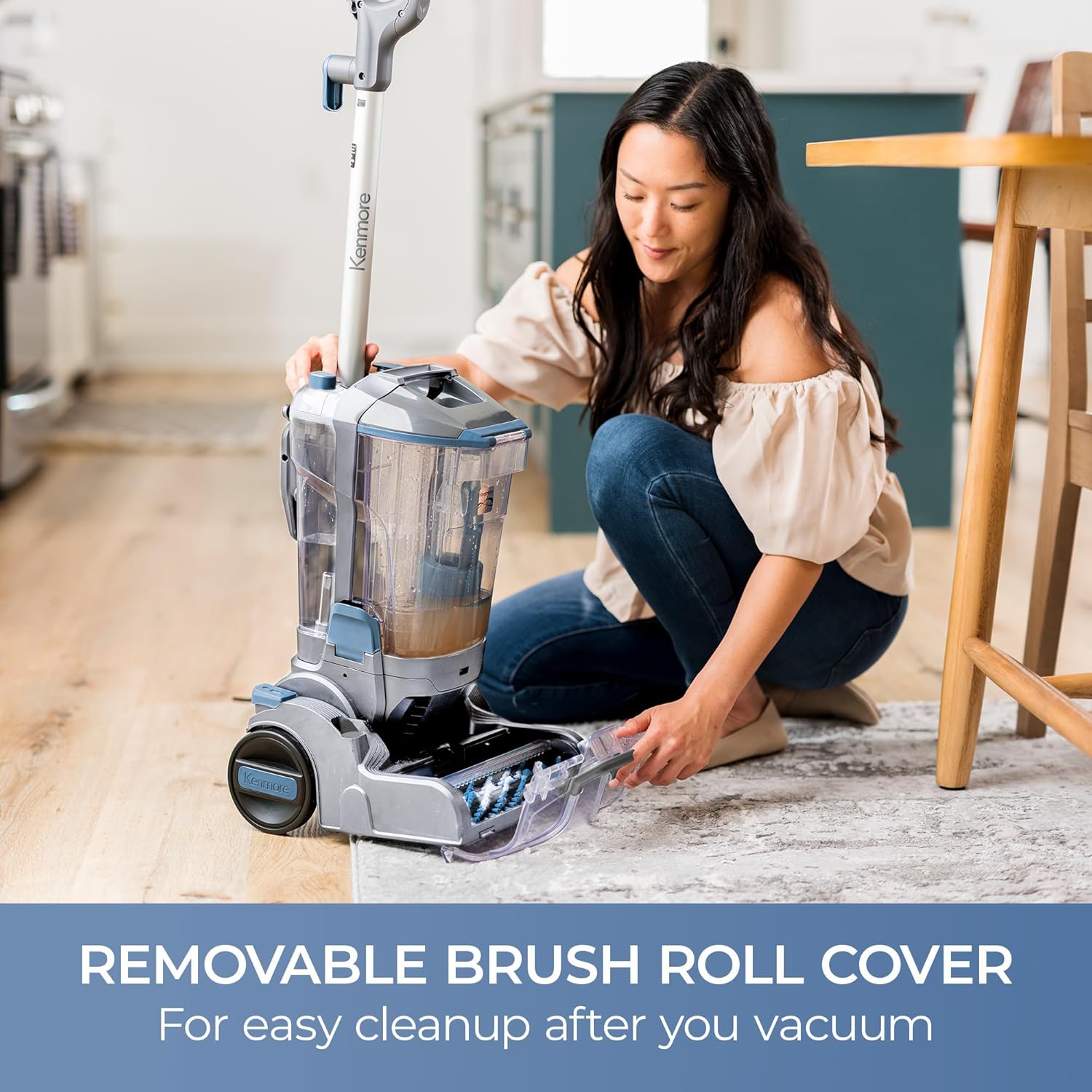 Kenmore KW4010 Pet Portable Carpet Cleaner Machine with High Cleaning Power, 3.2L Clean Tank & 1.4L