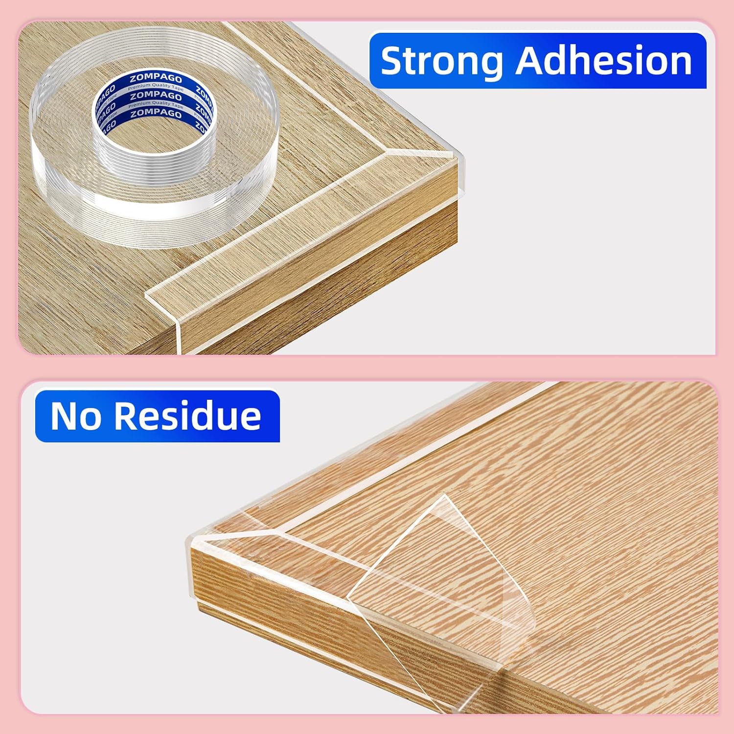 Clear Soft Corner Protectors for Furniture Strip,2in x9.84FT,Sharp Edge & Table Bumper,Window
