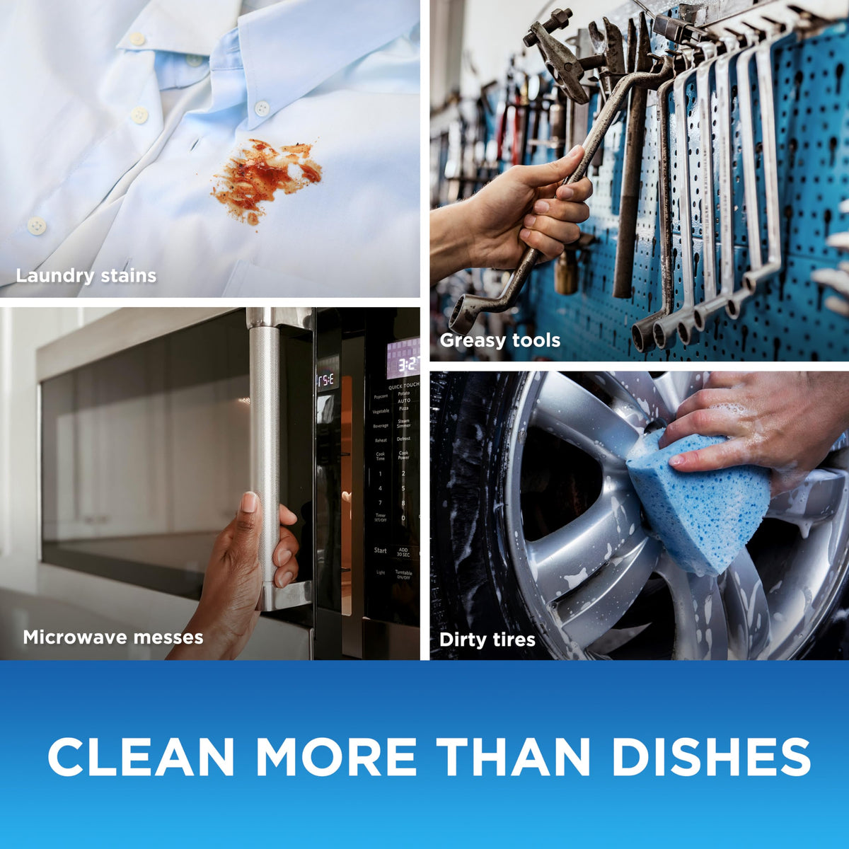 Dawn Ultra EZ-Squeeze Dish Soap Liquid, Dishwashing Liquid, Grease Removal, Upside Down Bottle
