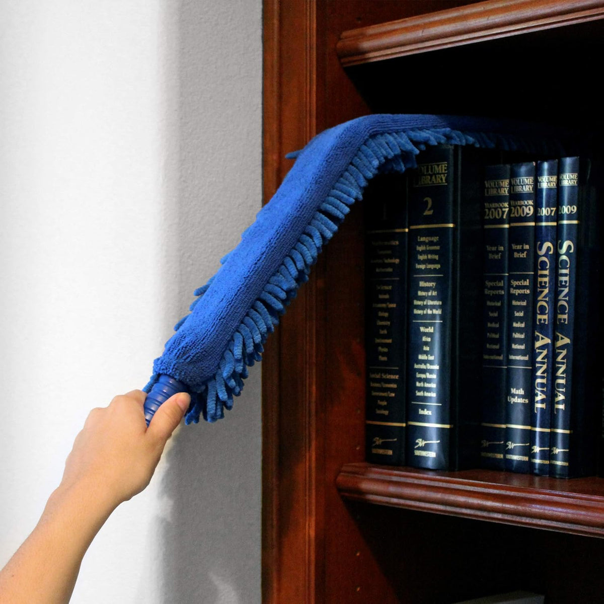 CleanAide Handheld Reusable Microfiber Flex Duster – Bendable, Lightweight, Dust Cleaner for