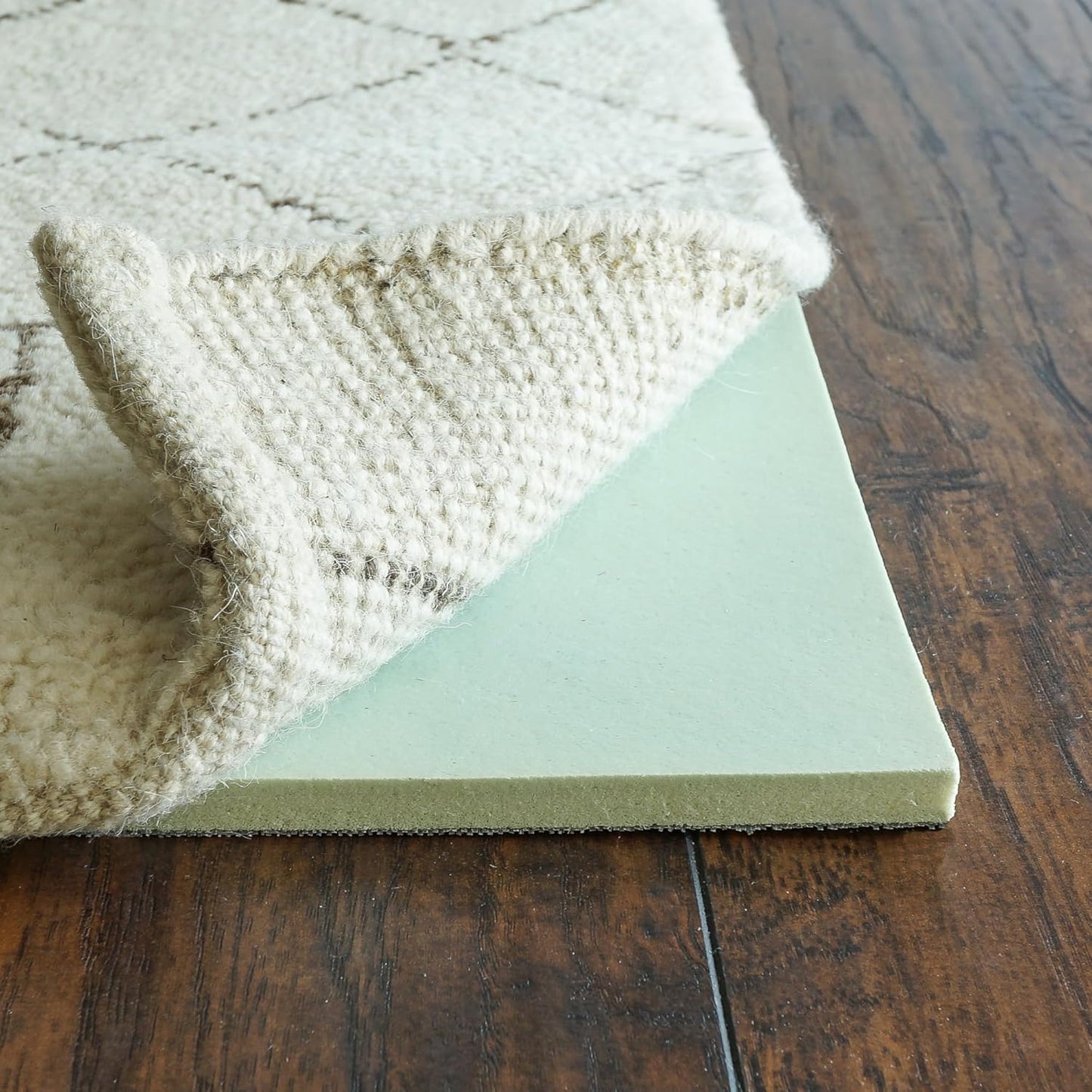 RUGPADUSA - Cloud Comfort Memory Foam - 9'x12' - 7/16" Thick - Luxurious Cushioned Rug Pad - Water