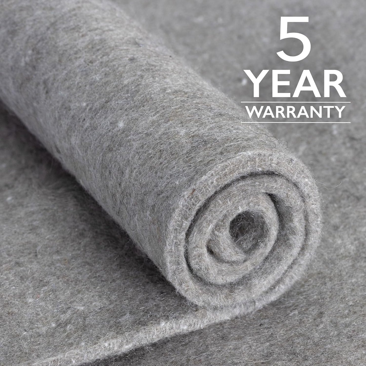 RUGPADUSA - Eco-Plush - 9'x13' - 3/8" Thick - 100% Felt - Extra Cushioned Rug Pad - Available in 3