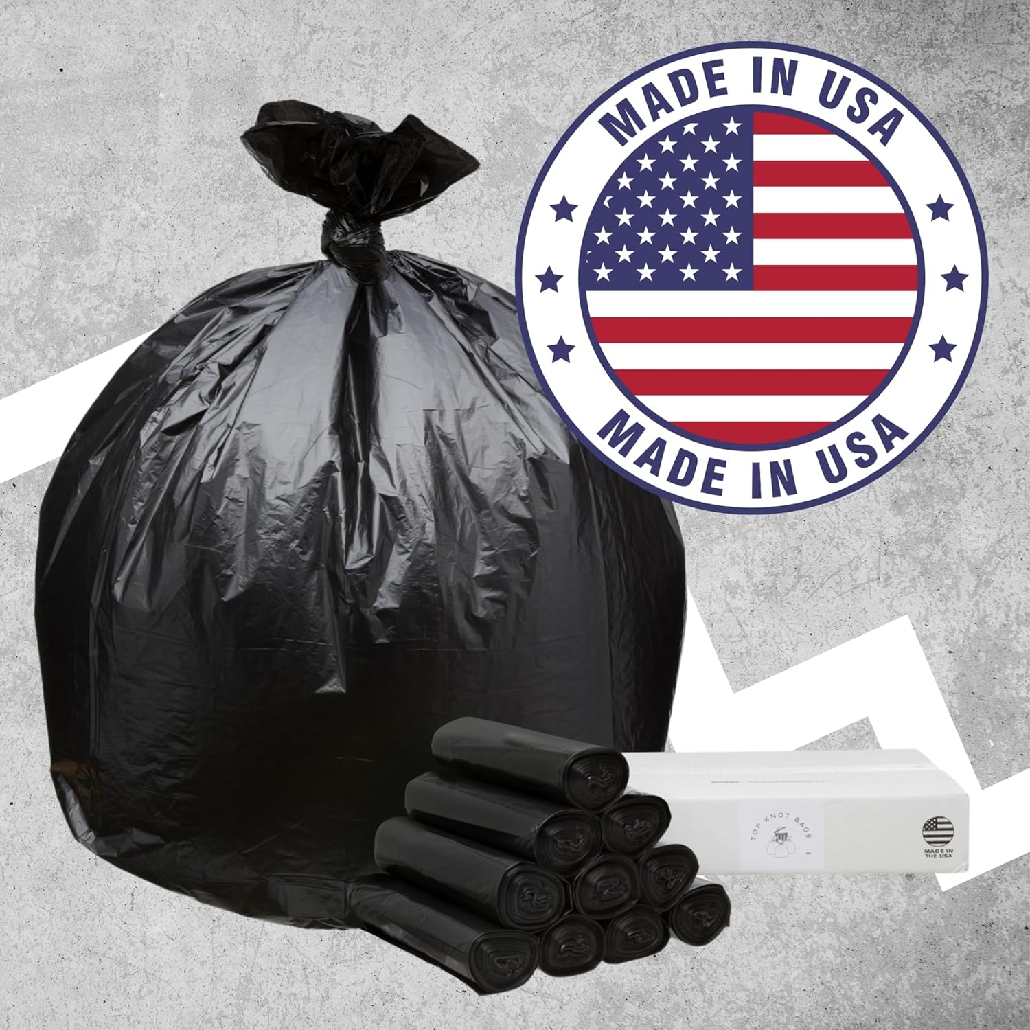 45 Gallon Garbage Trash Bag 40X46" 1.5 Mil Black 100 Count Can Liner Bulk 40 Gallon 41 Gallon 42