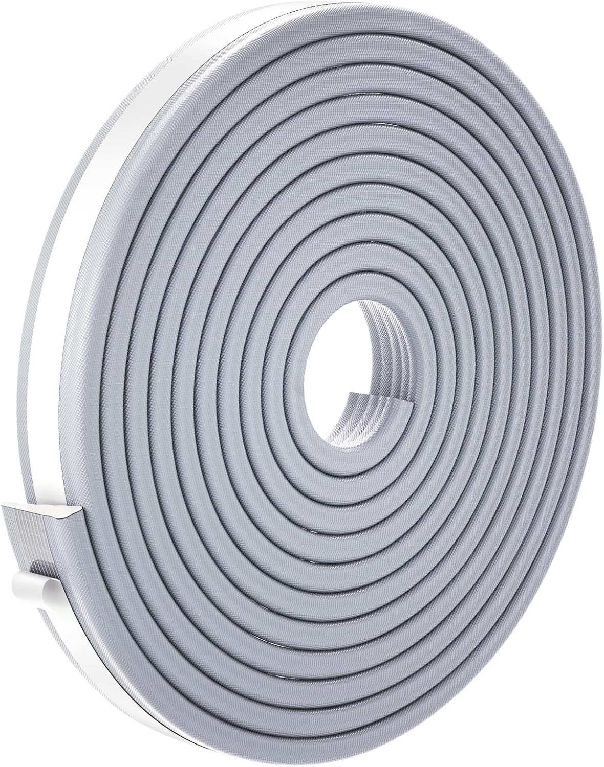 QDiShi 118" Wedge-Shape Weather Stripping Door Seal Weatherproof Foam Seals Self Adhesive