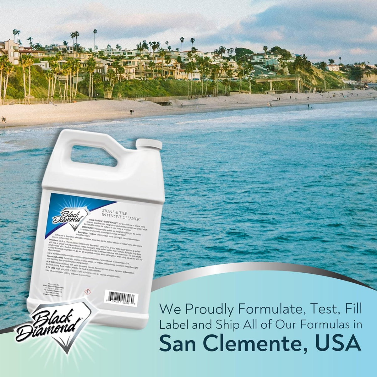 Black Diamond Stoneworks Stone & Tile Intensive Cleaner: Concentrated Deep Cleaner, Marble
