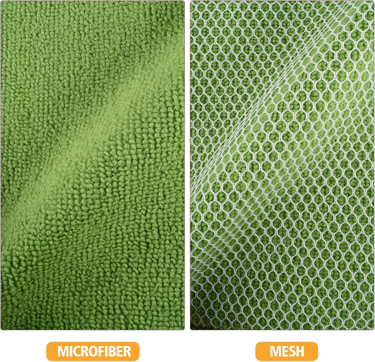 KinHwa Kitchen Washcloths for Dishes Absorbent Microfiber Dish Cloths Quick Dry Dish Rags with Poly