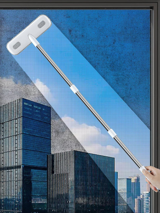 IMHO Cleaning Brush for Window Screen, Screen Cleaner Tool, 2 in 1 Mesh Screen Cleaning Brush